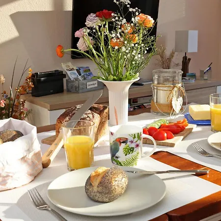 Seestern, Balkon, Nur 300 M 公寓 Börgerende-Rethwisch